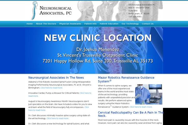 neurosurgicalassociatespc.com site used Voxmdtheme