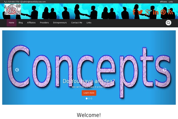 Site using Contact Me plugin