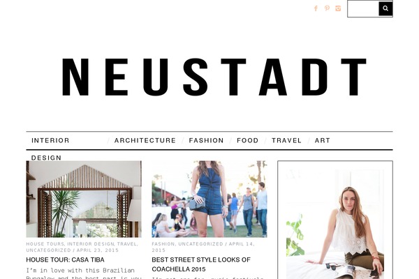John Doe's Blog theme site design template sample