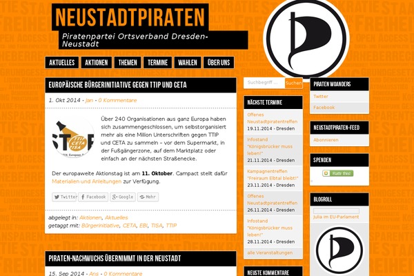 Site using Flattr plugin