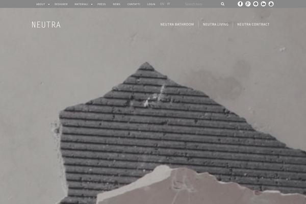 Nouveau theme site design template sample