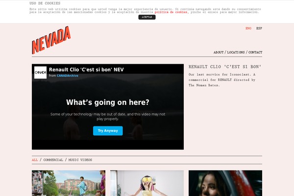 Nevada theme site design template sample