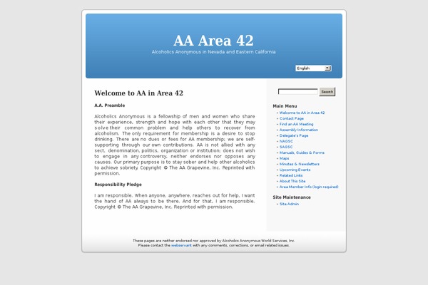 nevadaarea42.org site used Area42
