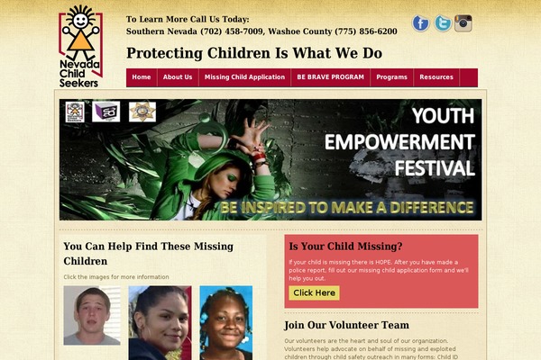 Nevada theme site design template sample