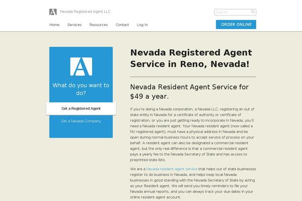 nevadaresidentagent.com site used Nevadara