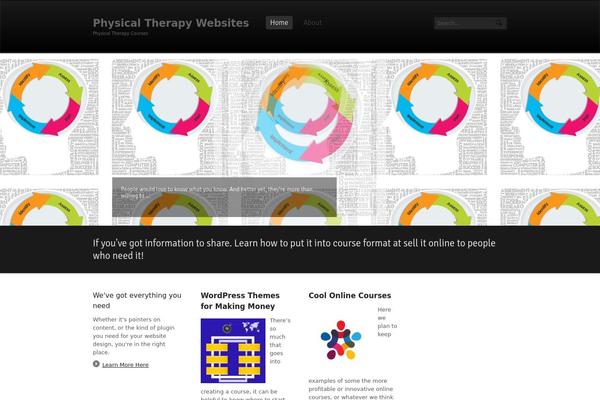 Whitelight theme site design template sample