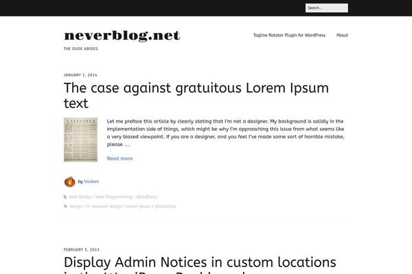 Site using Easy Google Syntax Highlighter plugin