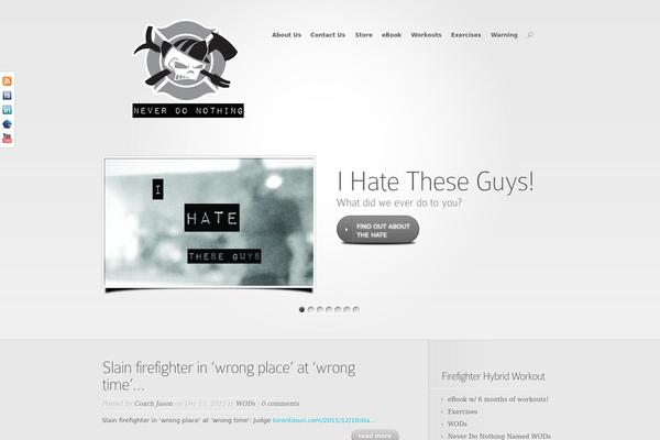 Nova theme site design template sample