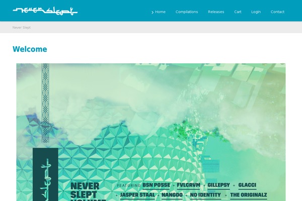 Vellum theme site design template sample