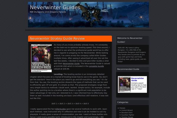 Parament theme site design template sample