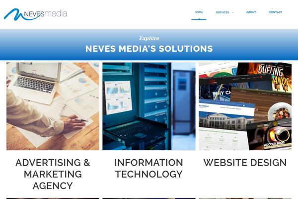 Infinite theme site design template sample