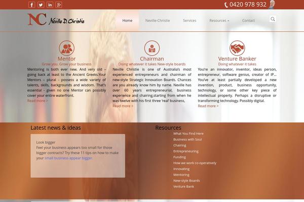 Zippy theme site design template sample