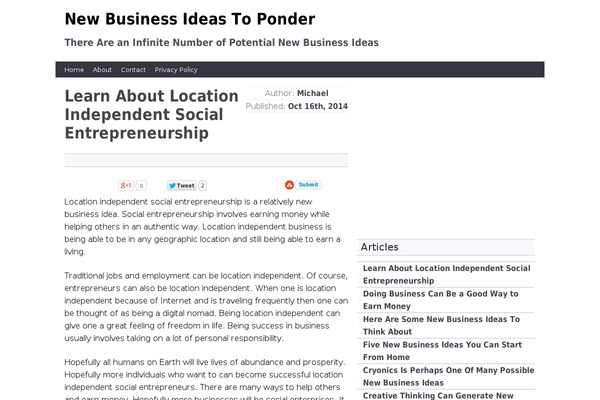 Platform theme site design template sample