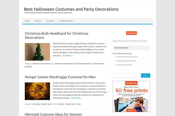 Iconic One theme site design template sample