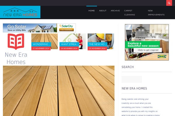 new-era-homes.com site used Writers Blogily