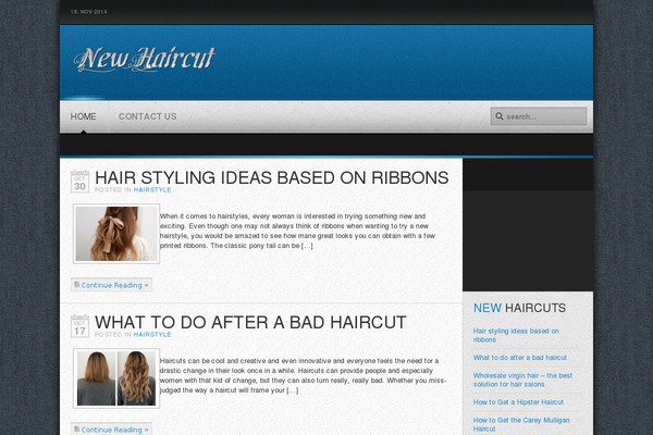 StreamLine theme site design template sample