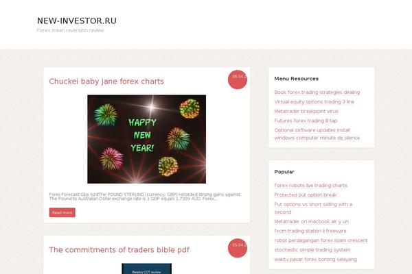 The Funk theme site design template sample