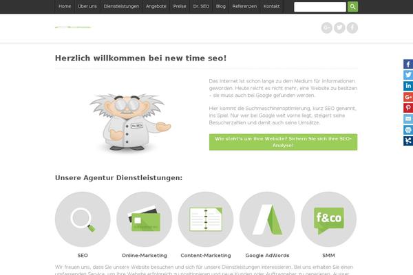 Site using Simplified Social Share plugin