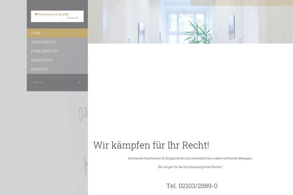 Rttheme19-child theme site design template sample