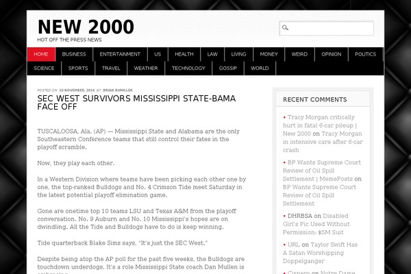 Diginews theme site design template sample
