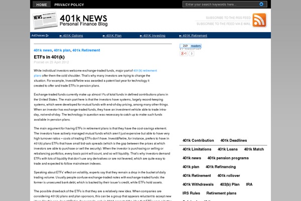 new401kcontributionlimits.com site used Premiumnews1