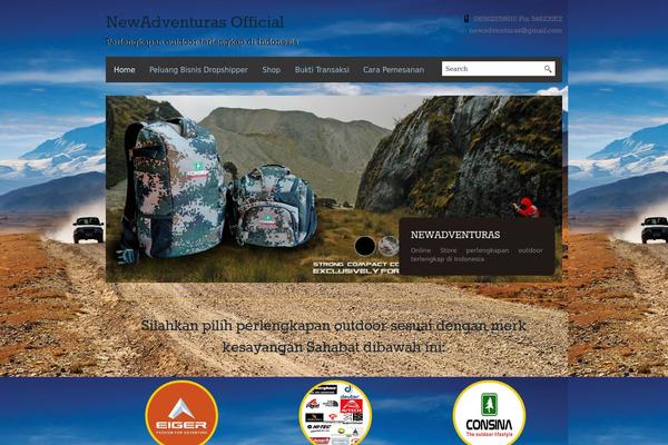BlackBird theme site design template sample
