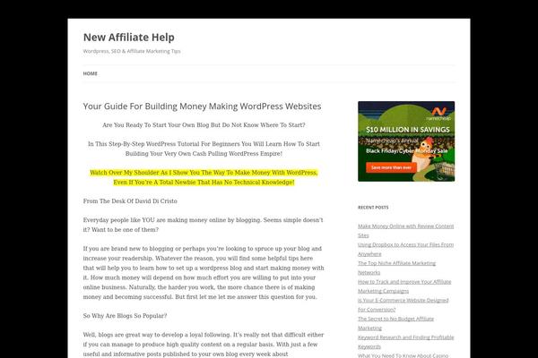 Site using HMS Testimonials plugin