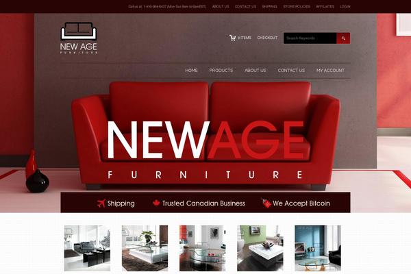 newagefurniture.ca site used Newage