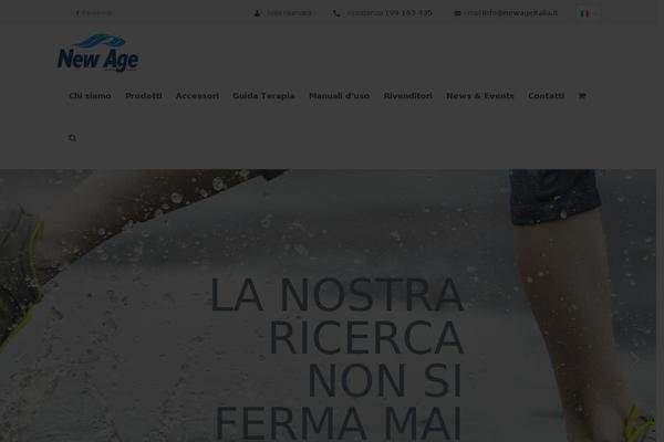 Newage theme site design template sample