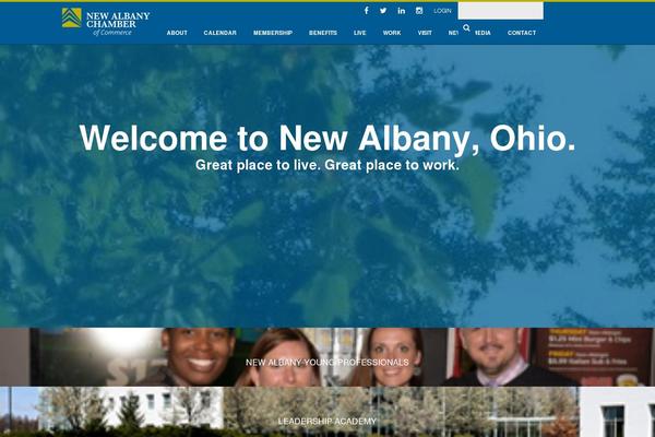 newalbanychamber.com site used Nachamber-2016