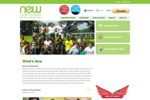Site using Custom-post-donations plugin