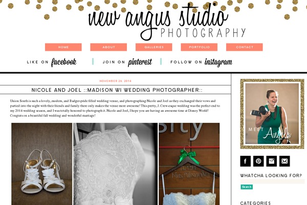 Prophoto4 theme site design template sample