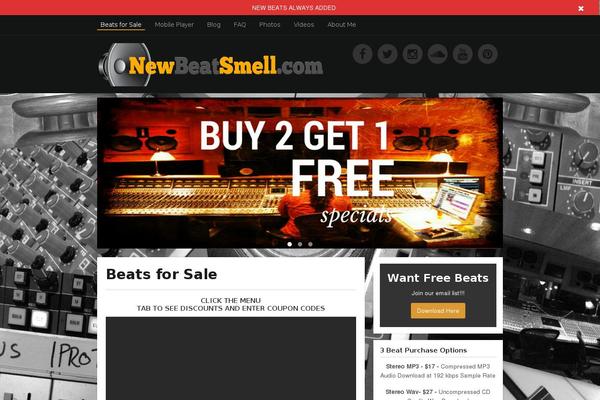 Musicmaker theme site design template sample