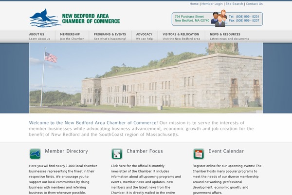 Chamber theme site design template sample