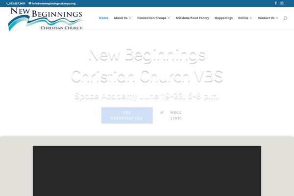 Site using Divi-bars plugin