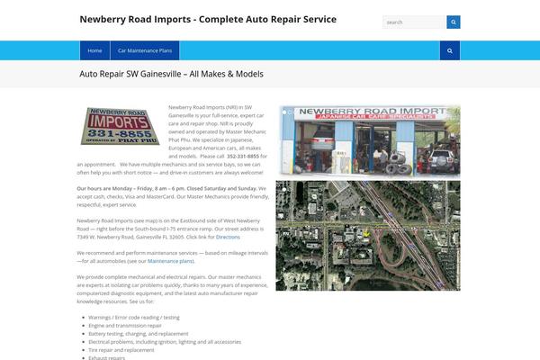 Total theme site design template sample
