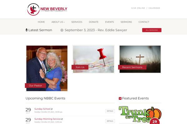 NativeChurch theme site design template sample