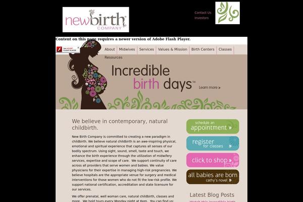 Belle theme site design template sample