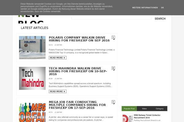 newblogsjob.blogspot.in site used Acacia