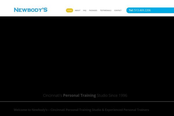 GetFit theme site design template sample