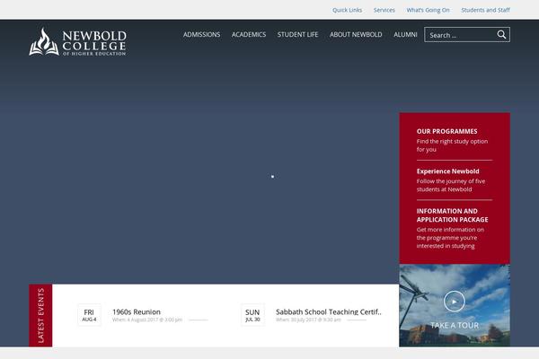 Site using Cornerstone plugin