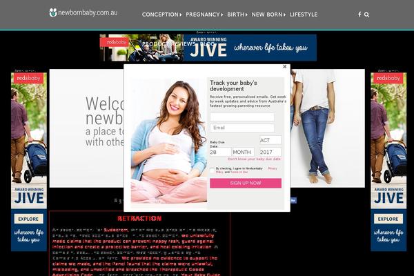 newbornbaby.com.au site used Nbb