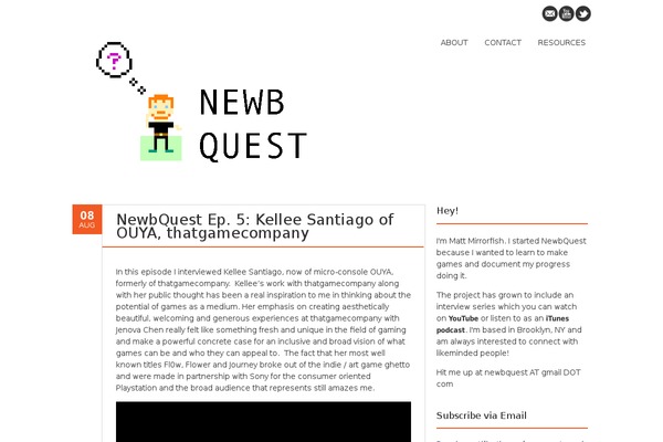 Fruitful theme site design template sample