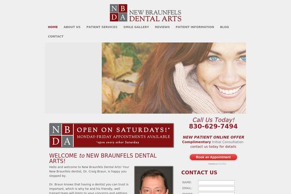 Dentalcmo theme site design template sample