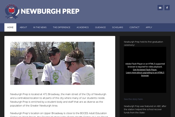 Outreach Pro theme site design template sample