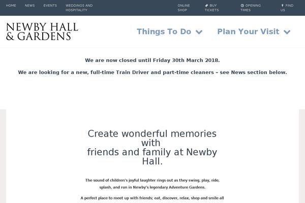 Site using Template-events-calendar plugin