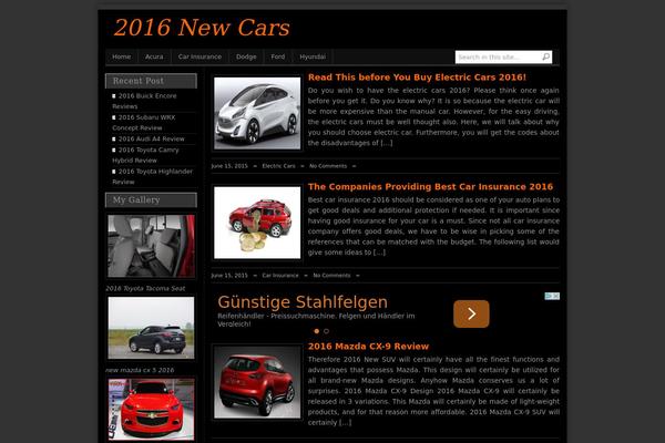 ThemeGeblek theme site design template sample