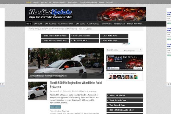 Genbu theme site design template sample
