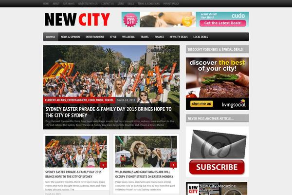 Boulevard theme site design template sample