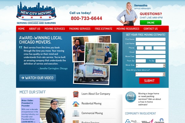 newcitymovers.com site used Newcity